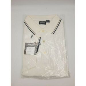 PING Mens XL Golf Polo short sleeve shirt white
